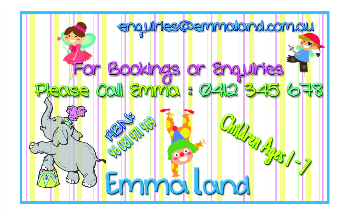 Business Card Design by HK Grafix for Adventures in Emmaland | Design #3657280