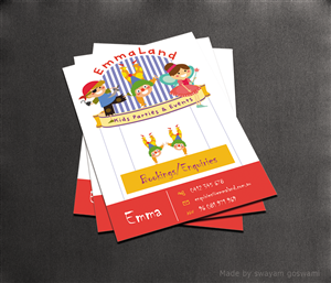 Diseño de Tarjeta de Presentación por Swayam para Adventures in Emmaland | Diseño #3713334