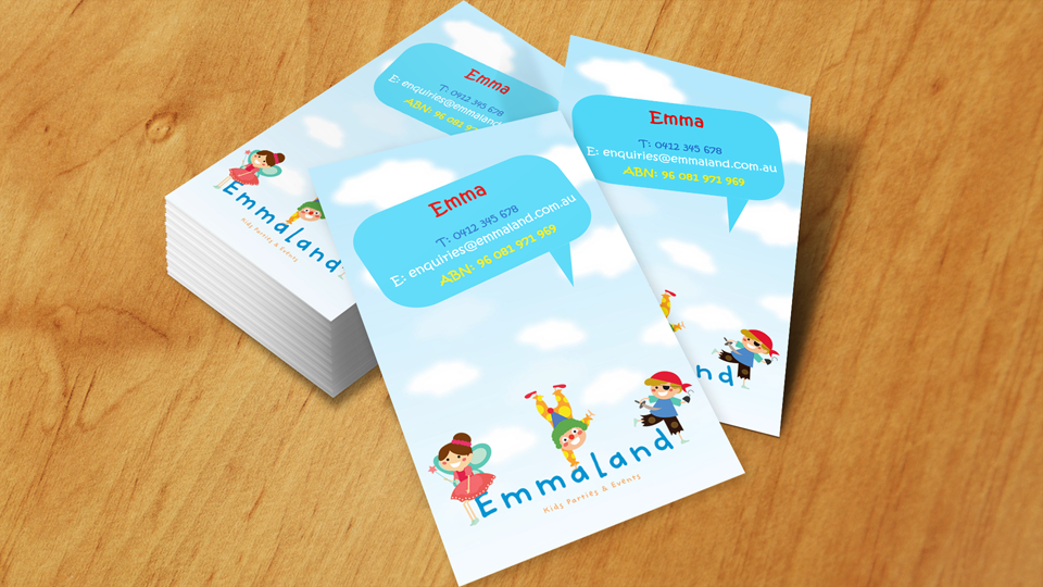 Business Card Design by Sarah Mathews for Adventures in Emmaland | Design #3643434