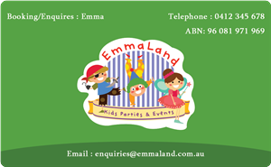 Design de Carte de Visite par red devil pour Adventures in Emmaland | Design : #3671809