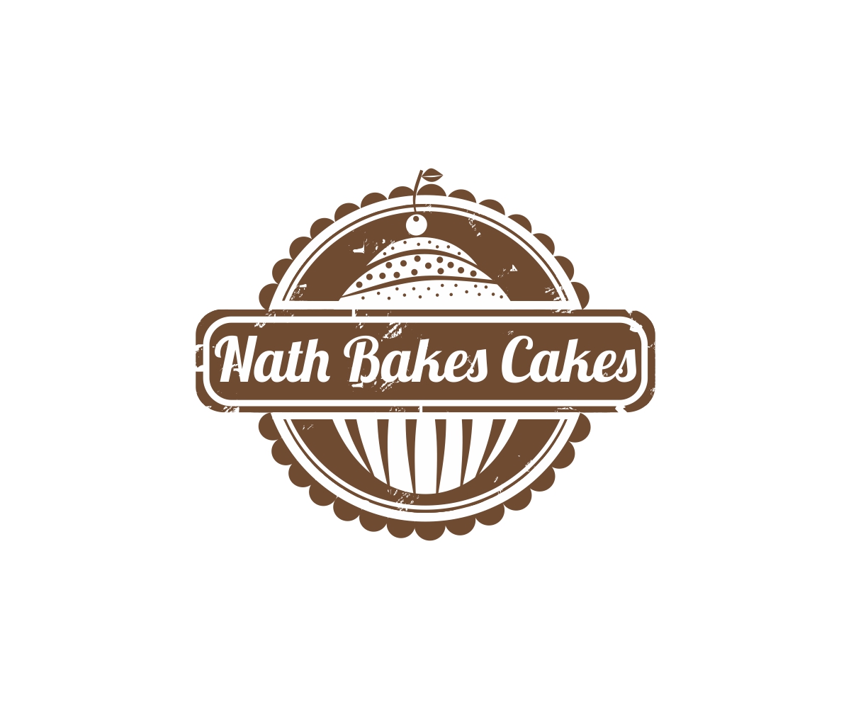 Logo Design by Mandarina for Nath Bakes Cakes | Design #3511885
