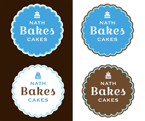 Logo Design by luiz otavio I DESIGN for Nath Bakes Cakes | Design: #3511586