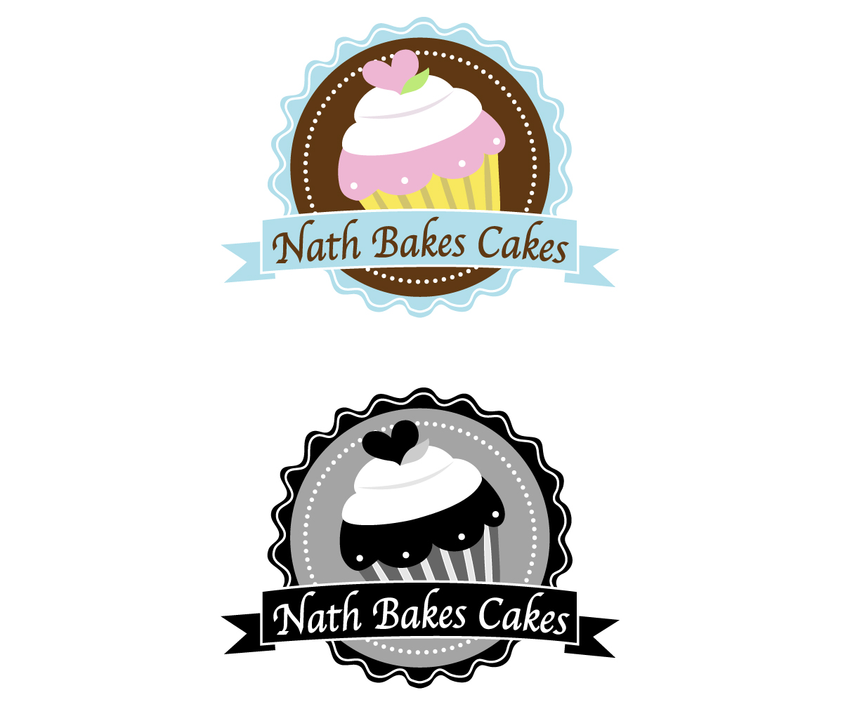 Logo Design by mimiusa for Nath Bakes Cakes | Design #3514239