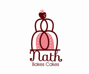 Logo Design by ekube for Nath Bakes Cakes | Design: #3506330
