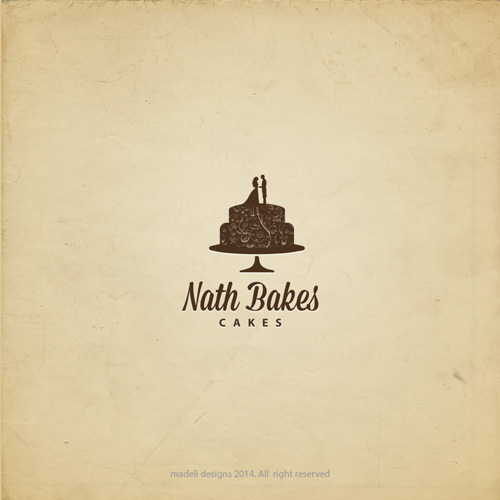 Logo Design by madeli for Nath Bakes Cakes | Design #3506080