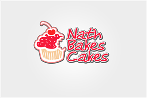 Logo Design by 24-7 DESIGN for Nath Bakes Cakes | Design: #3513565