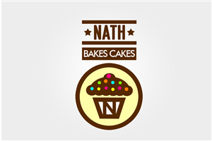 Logo Design by 24-7 DESIGN for Nath Bakes Cakes | Design: #3522334
