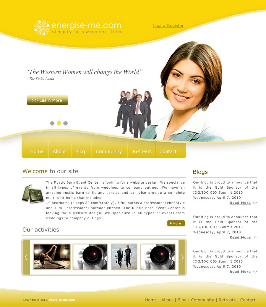 Web Design by UniqueDesignz for this project | Design #881093