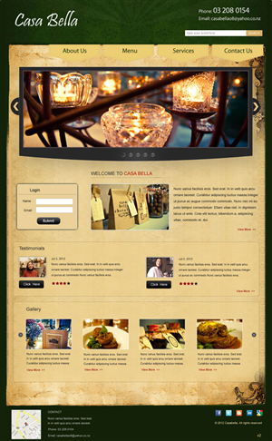 Wordpress Design by pb for this project | Design: #876504