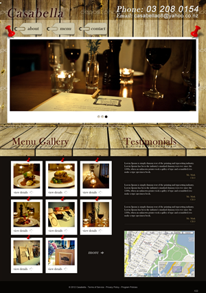 Wordpress Design by pb for this project | Design: #879500