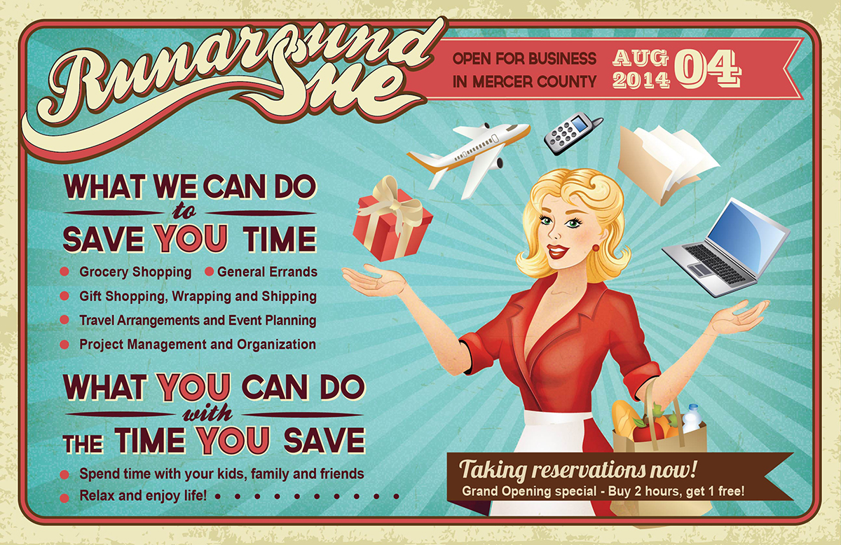 Postcard Design by AngeiGurk for Runaround Sue | Design #3691012