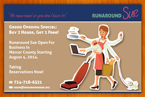 Postkarten-Design von Sbss für Runaround Sue | Design: #3601446