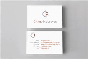 Business Card Design by Anton for Chhav  Industries | Design: #3525551