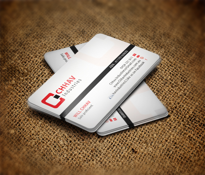 Business Card Design by Harshan for Chhav  Industries | Design #3531946