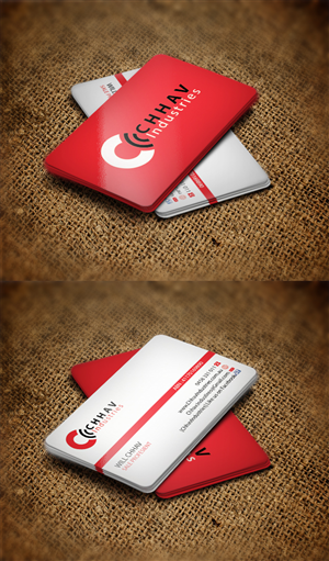 Business Card Design by Harshan for Chhav  Industries | Design: #3533922