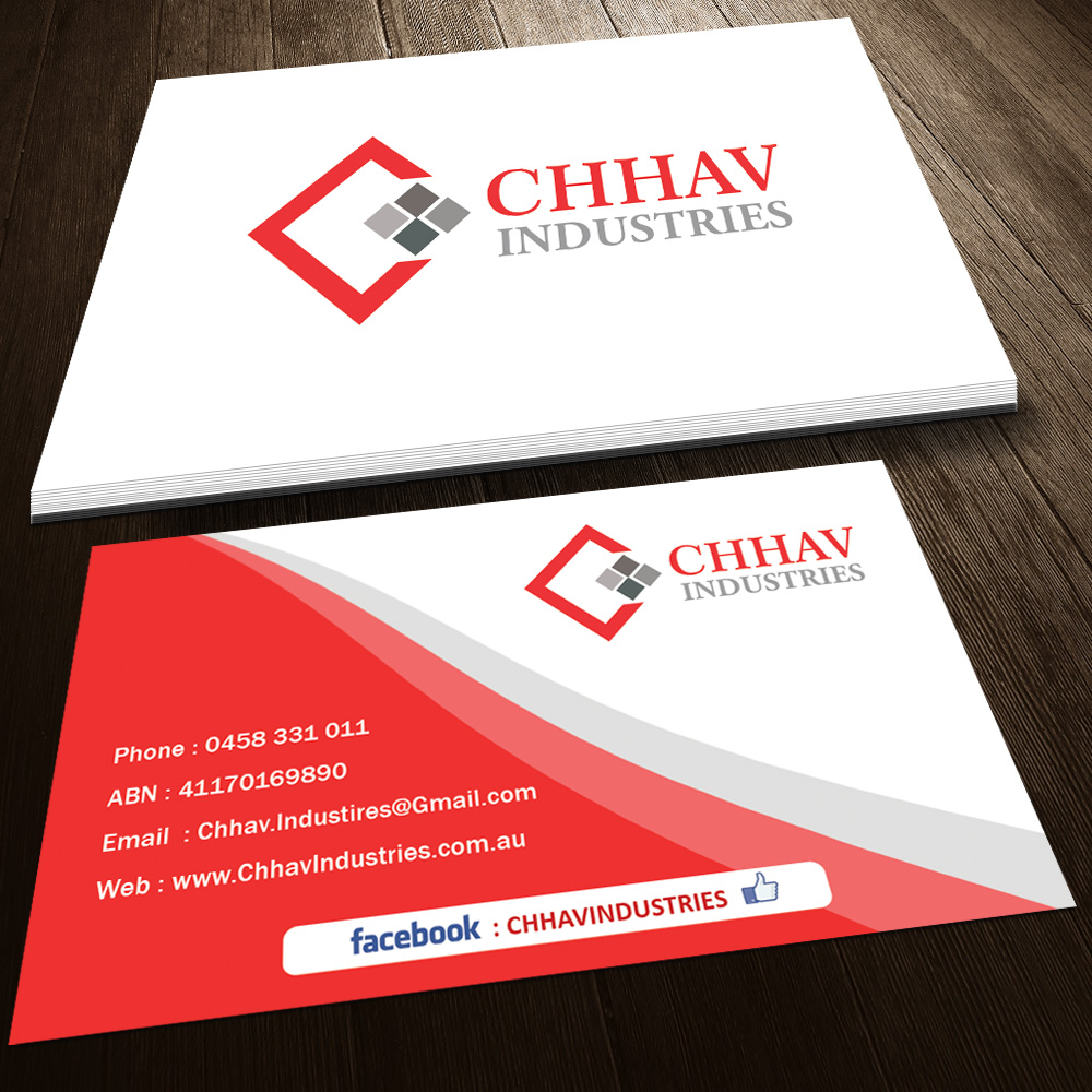 Diseño de Tarjeta de Presentación por Sandaruwan para Chhav  Industries | Diseño #3513863
