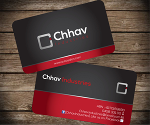 Business Card Design by Aaaron for Chhav  Industries | Design: #3519159