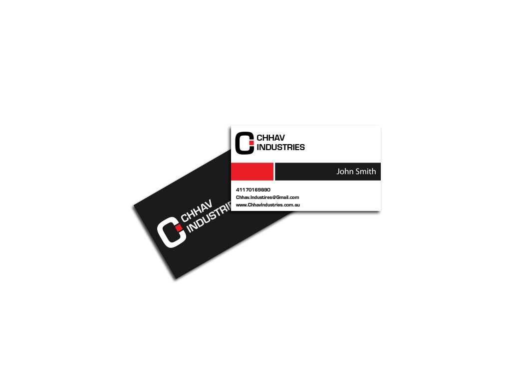 Business Card Design by damakyjr for Chhav  Industries | Design #3536340