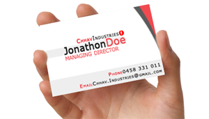Business Card Design by AJFrewin for Chhav  Industries | Design: #3538008