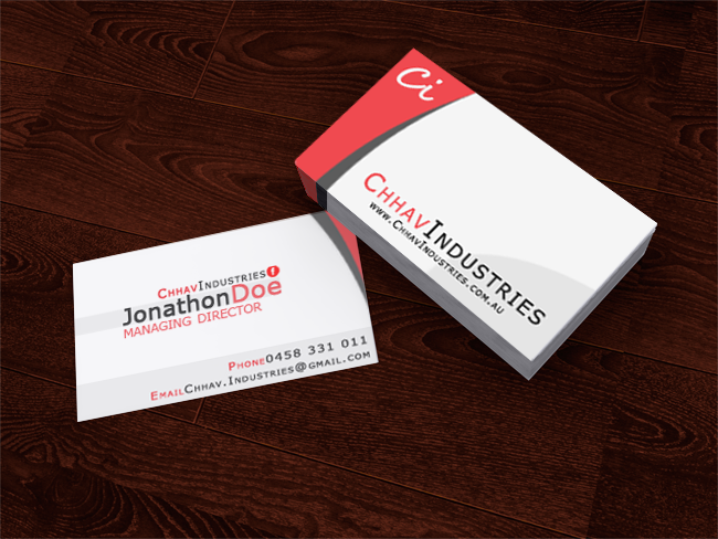 Business Card Design by AJFrewin for Chhav  Industries | Design #3538032