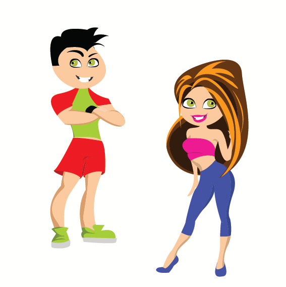 Diseño de Personaje por valentina_fazio87 para Miami Fitness | Diseño #3574848