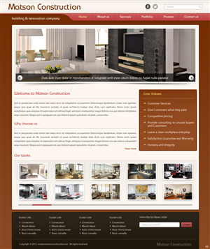 Web Design by pb for this project | Design: #881821