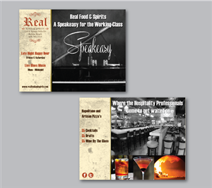 Postcard Design by green82 for Real Food & Spirits | Design: #3625279