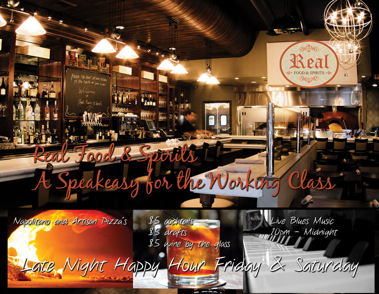 Postcard Design by magny for Real Food & Spirits | Design #3556083