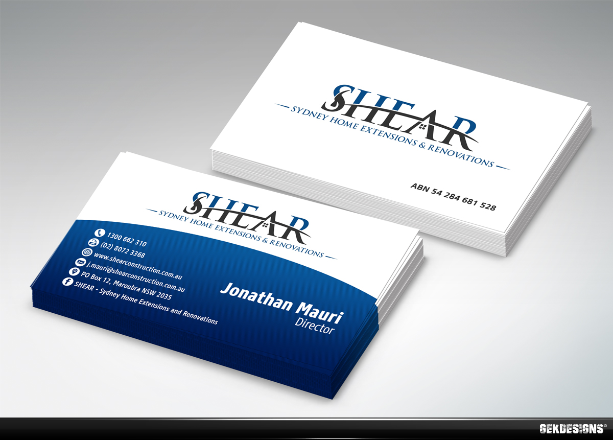 Business Card Design by gekgrfx for this project | Design #3513646