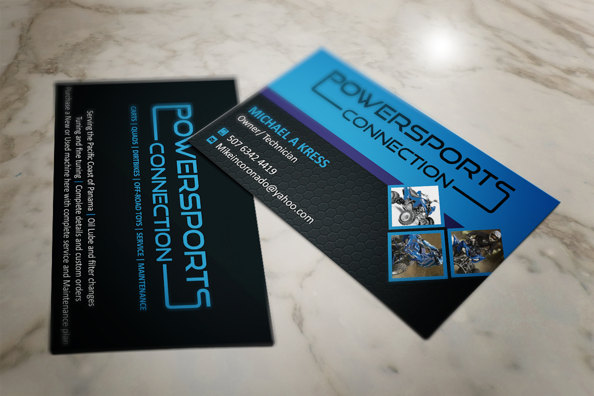 Business Card Design by MT for Powersports Connection | Design #3564431