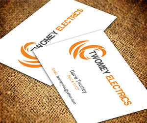 Design de Carte de Visite par Sarah Haroon pour twomey electrics | Design : #3522473