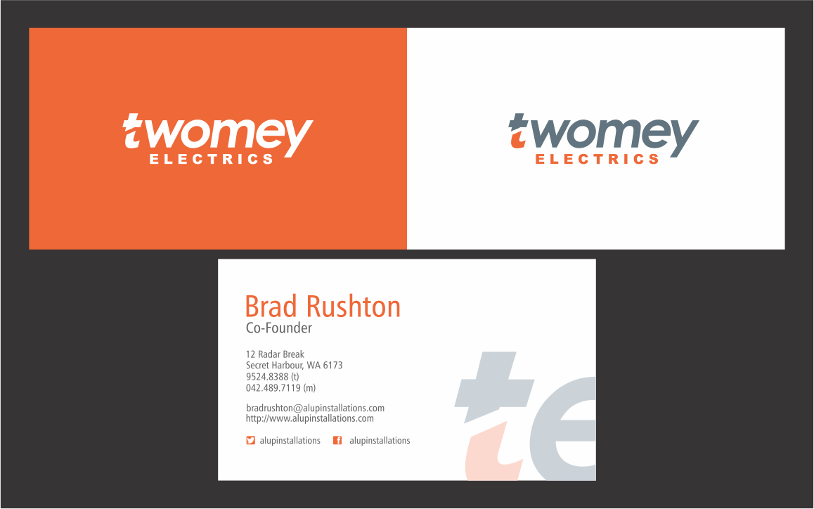 Visitenkarten-Design von JL 2 für twomey electrics | Design #3525671