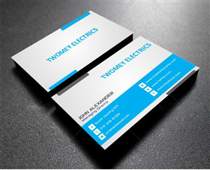 Diseño de Tarjeta de Presentación por AwsomeD para twomey electrics | Diseño: #3516320