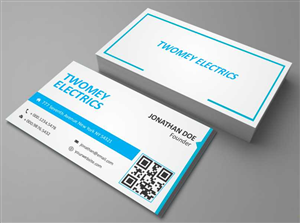 Design de Carte de Visite par AwsomeD pour twomey electrics | Design : #3516330