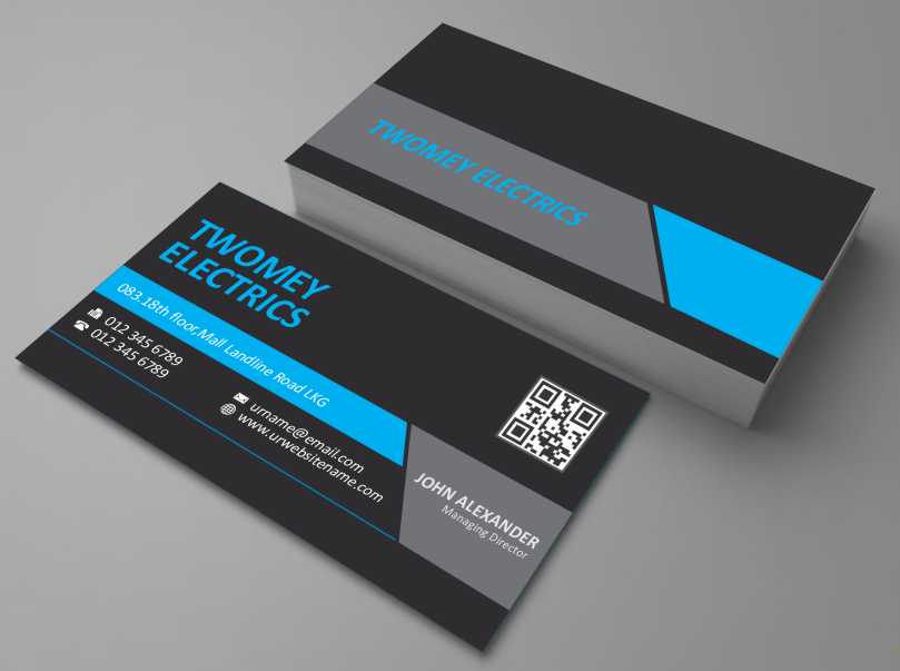 Business Card Design by AwsomeD for twomey electrics | Design #3516332