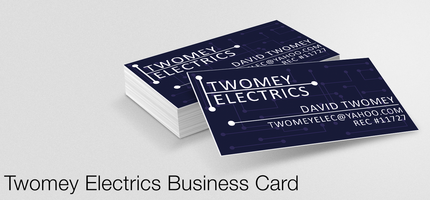 Visitenkarten-Design von JacklynLee für twomey electrics | Design #3539503
