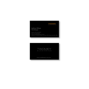 Design de Carte de Visite par instudio pour twomey electrics | Design : #3710132
