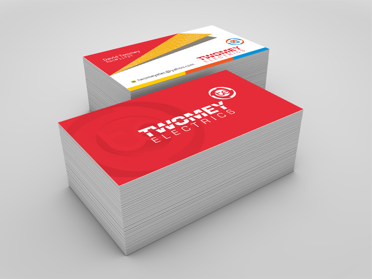 Business Card Design by dkthedon for twomey electrics | Design #3561733