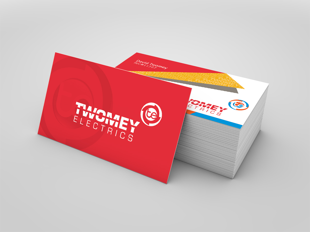 Business Card Design by dkthedon for twomey electrics | Design #3561738