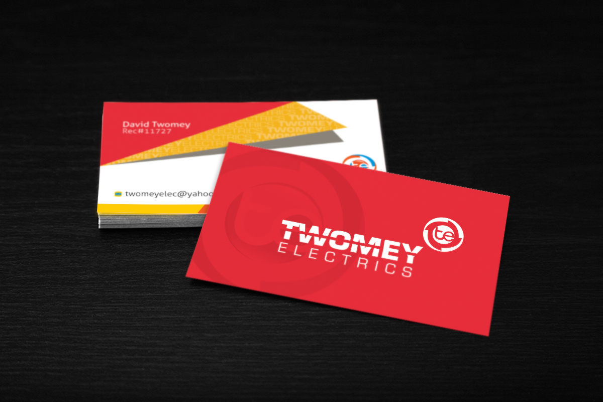 Business Card Design by dkthedon for twomey electrics | Design #3561751