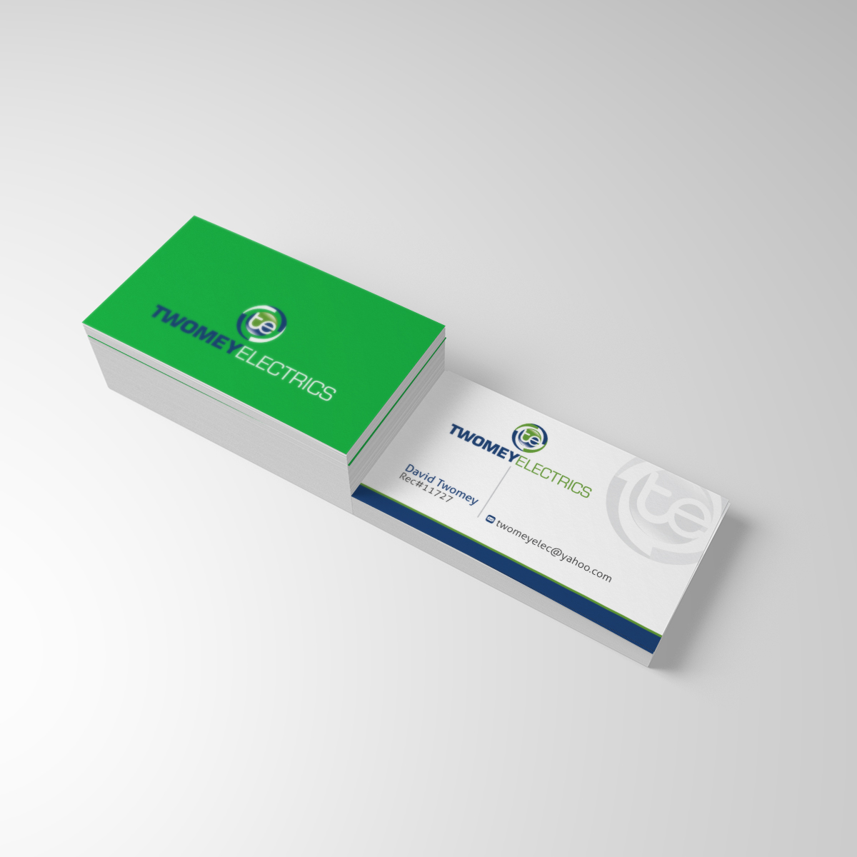 Visitenkarten-Design von dkthedon für twomey electrics | Design #4714093