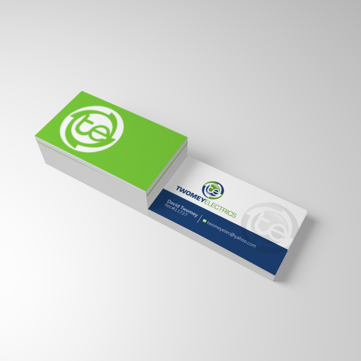 Business Card Design by dkthedon for twomey electrics | Design #4714095