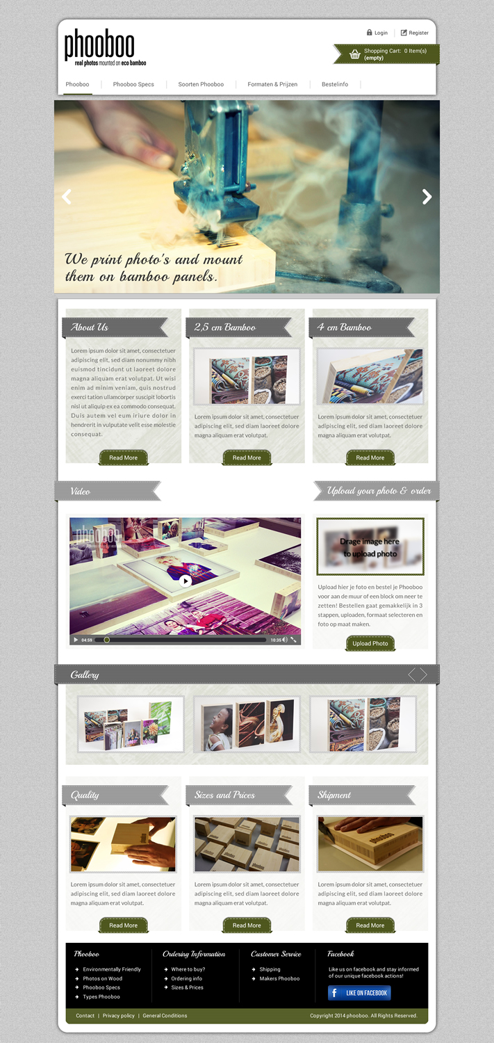 Web Design by Sbss for Perplex-Foto BV | Design #3546159