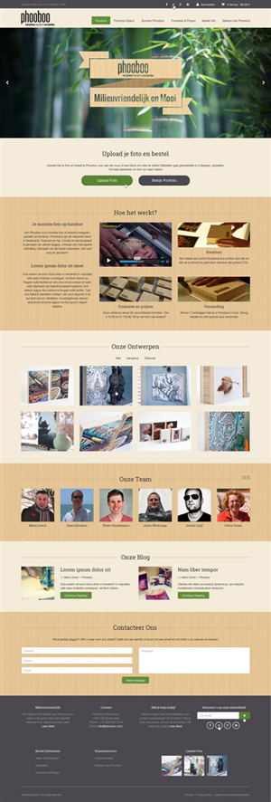 Web Design by Da Miracle for Perplex-Foto BV | Design #3558384