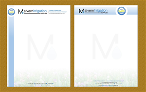 Letterhead Design by Sbss for Malvern Irrigation Supplies Pty Ltd | Design: #876301