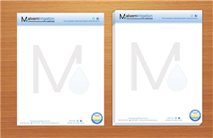 Letterhead Design by Sbss for Malvern Irrigation Supplies Pty Ltd | Design: #876312
