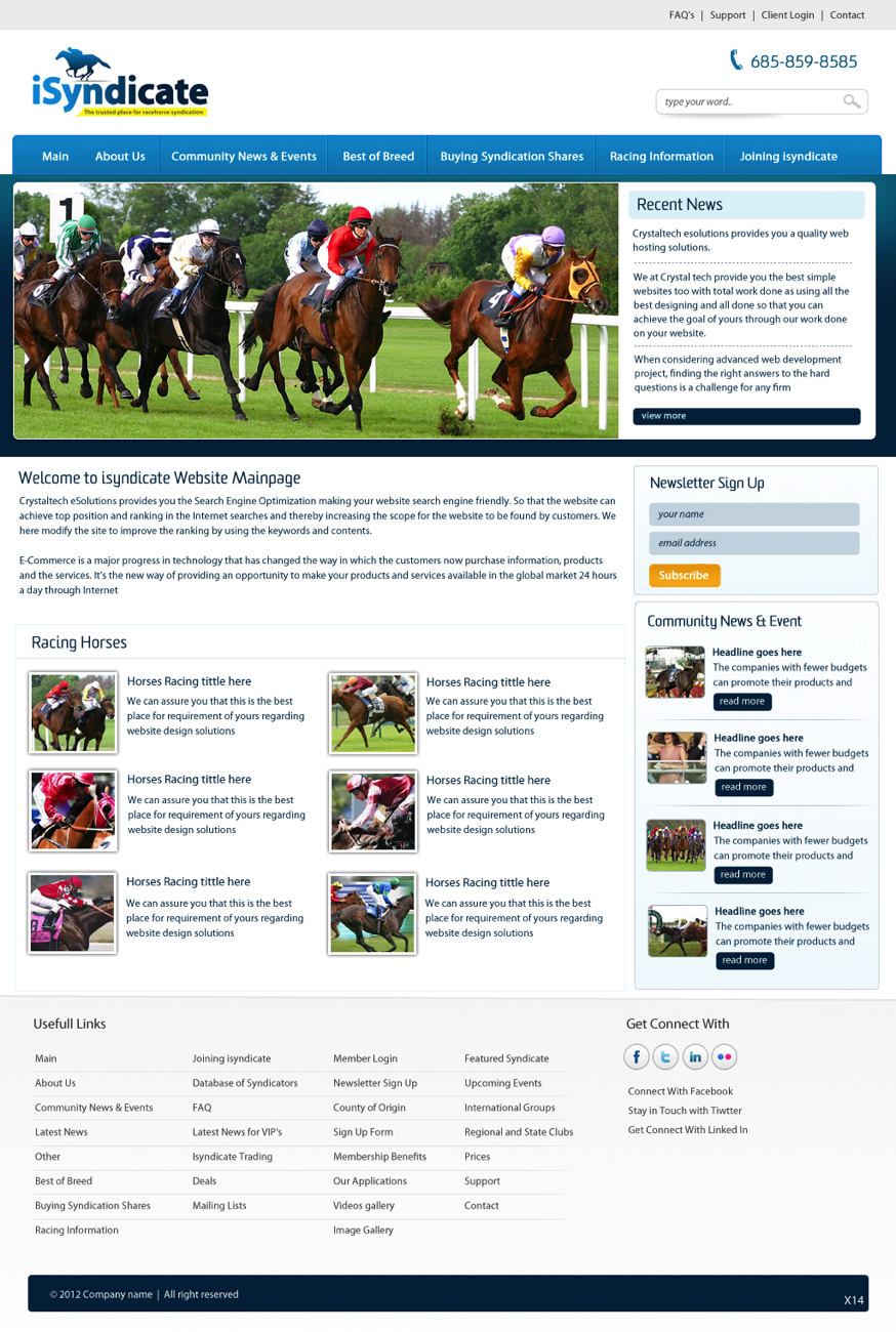 Web Design by pb for northern studio | Design #884157