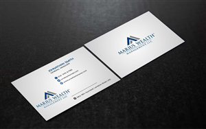 Business Card Design by AwsomeD for Marius Wealth Management LLC | Design: #3555380