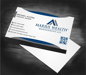 Business Card Design by AwsomeD for Marius Wealth Management LLC | Design: #3555382