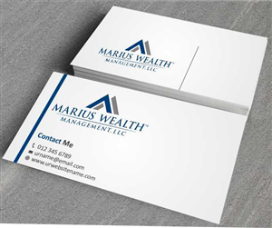Business Card Design by AwsomeD for Marius Wealth Management LLC | Design: #3555384